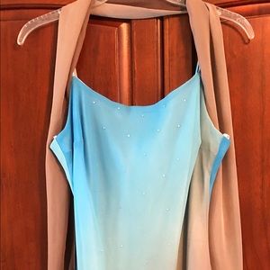 Long spaghetti strap dress